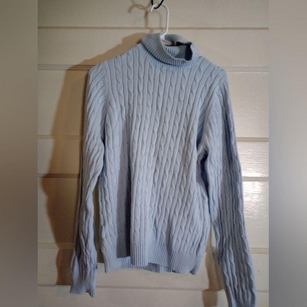 St John's Bay LT women's gabled turtleneck sweater (Rox365)